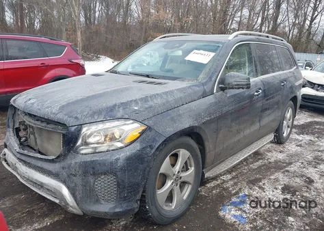 2017 Mercedes-Benz Gls 450 4Matic z USA, uszkodzony, nr VIN 4JGDF6EE6HA990211